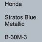 Preview: Honda, Stratos Blue Metallic, B-30M-3.